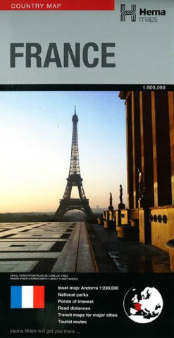 Buy map France by Hema Maps