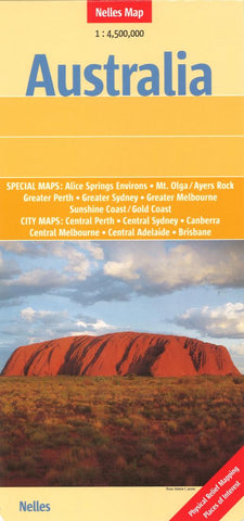 Buy map Australia by Nelles Verlag GmbH