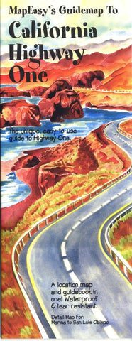 Buy map California Highway One Guidemap by MapEasy, Inc.