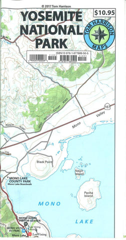 Buy map Yosemite National Park by Tom Harrison Maps