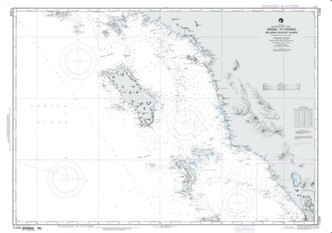 Buy map Singkil To Padang Including Adjacent Islands (NGA-71009-3) by National Geospatial-Intelligence Agency