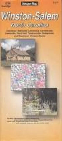 Buy map Winston-Salem, North Carolina by The Seeger Map Company Inc.
