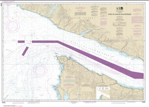 Buy map Strait of Juan de Fuca Entrance (18460-14) by NOAA