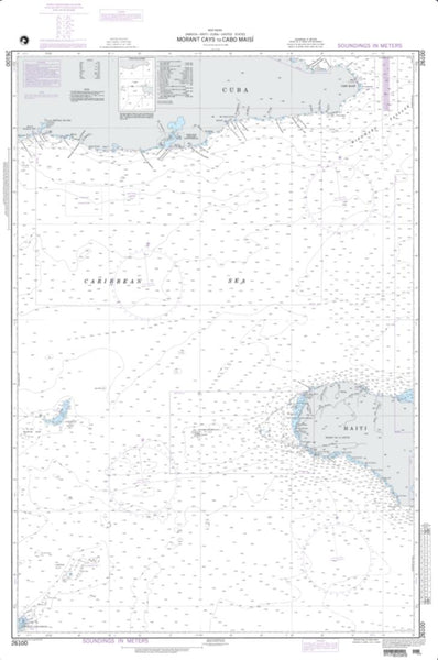 Buy map Morant Cays To Cabo Maisi (NGA-26100-4) by National Geospatial-Intelligence Agency