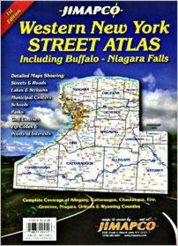 Buy map New York, Western, Atlas by Jimapco