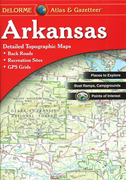 Buy map Arkansas Atlas and Gazetteer by DeLorme