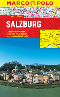 Buy map Salzburg, Austria by Marco Polo Travel Publishing Ltd