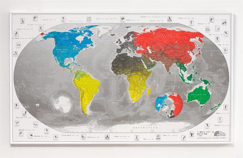 Buy map 2012 Commemorative World Map