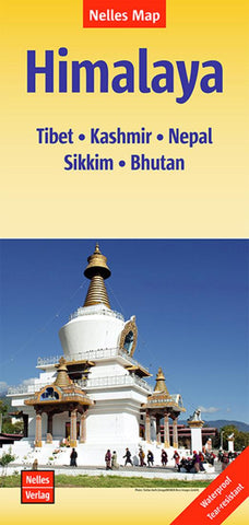 Buy map Himalayas by Nelles Verlag GmbH
