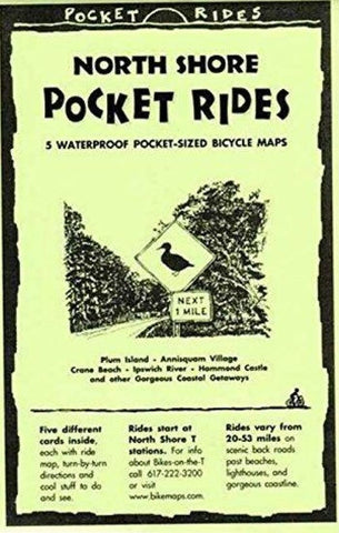 Buy map Massachusetts, North Shore, bicycle map by Rubel BikeMaps