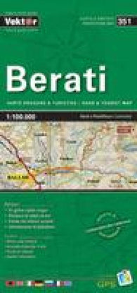 Buy map Berati road & tourist map 1:100,000 = Berati hartë rrugore & turistike 1:100,000
