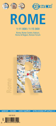 Buy map Rome, Italy City Map