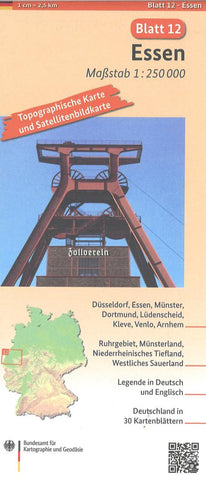 Buy map Essen 1:250 000, blatt 12
