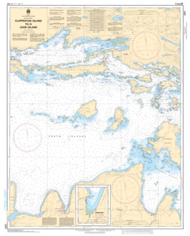 Buy map Clapperton Island to/a John Island by Canadian Hydrographic Service