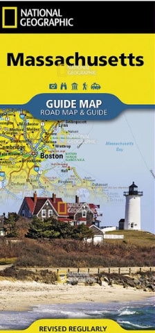 Buy map Massachusetts Guide Map