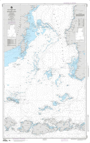 Buy map Makassar Strait (Southern Part) (NGA-72007-10) by National Geospatial-Intelligence Agency