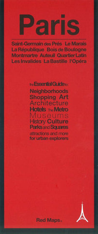 Buy map Paris, France by Red Maps