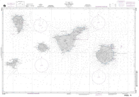 Buy map Canary Islands - Western Group (NGA-51260-4) by National Geospatial-Intelligence Agency
