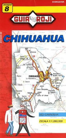 Buy map Chihuahua, Mexico, State Map by Guia Roji