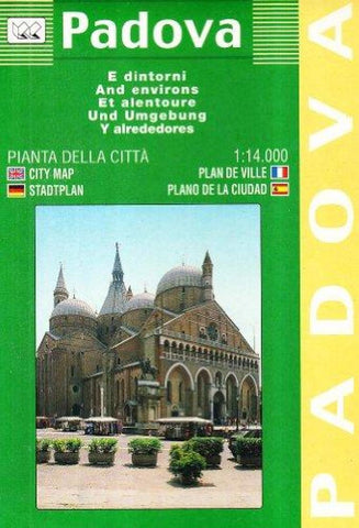 Buy map Padova/Padua, Italy by Litografia Artistica Cartografica