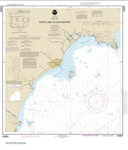 Buy map Punta Lima to Cayo Batata (25665-11) by NOAA