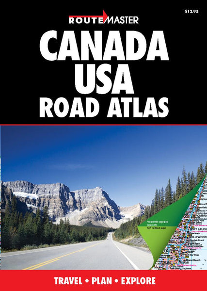 Buy map Canada and United States Road Atlas by Route Master