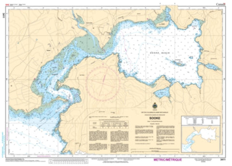 Buy map Sooke by Canadian Hydrographic Service