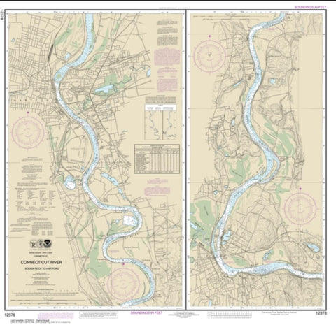 Buy map Connecticut River Bodkin Rock to Hartford (12378-15) by NOAA