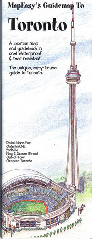 Buy map Toronto, Canada Guidemap by MapEasy, Inc.
