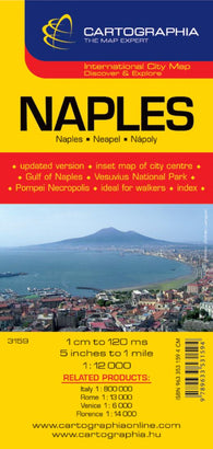 Buy map Naples, Italy by Cartographia