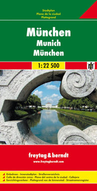 Buy map Munich, Germany by Freytag-Berndt und Artaria