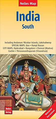 Buy map India, Southern by Nelles Verlag GmbH