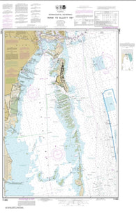 Buy map Intracoastal Waterway Miami to Elliot Key (11465-39) by NOAA