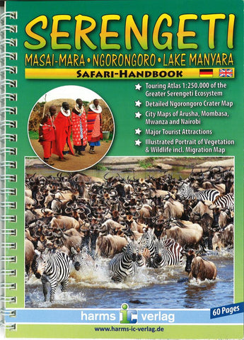 Buy map Serengeti, Safari-Handbook by Harms IC Verlag