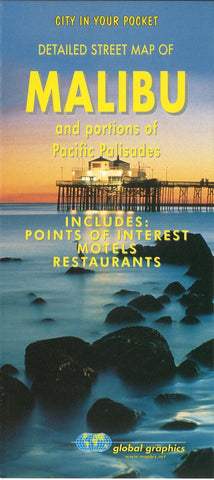 Buy map Detailed street map of Malibu : and portions of Pacific Palisades