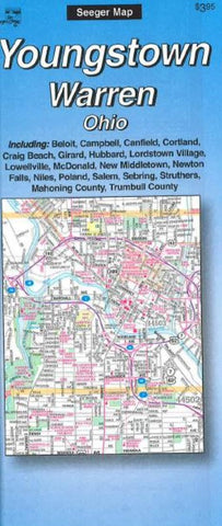 Buy map Youngstown and Warren, Ohio by The Seeger Map Company Inc.