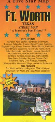 Buy map Ft. Worth, Texas by Five Star Maps, Inc.