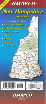 Buy map New Hampshire by Jimapco