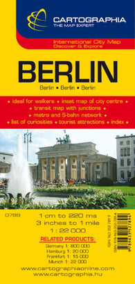 Buy map Berlin, Germany by Cartographia