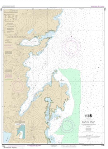 Buy map Chatham Strait Ports Alexander, Conclusion, and Armstrong (17331-9) by NOAA