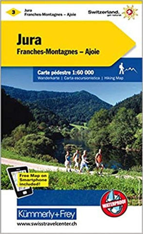 Buy map Jura : Switzerland Hiking Map #3