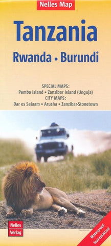 Buy map Tanzania, Rwanda and Burundi by Nelles Verlag GmbH
