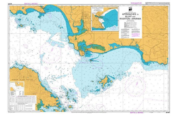 Buy map APPROACHES TO BLUFF AND RIVERTON/APARIMA (681) by Land Information New Zealand (LINZ)