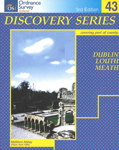 Buy map Dublin, Louth, Meath, Ireland Discovery Series #43