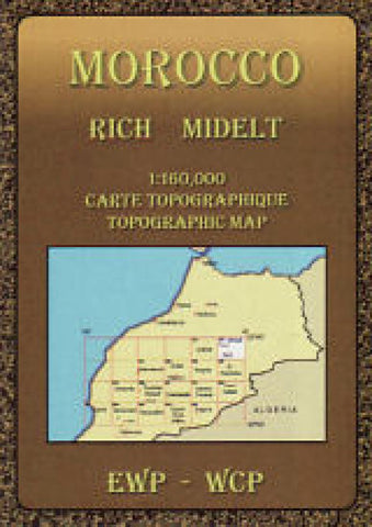 Buy map Morocco: Rich, Midelt Topogra[hic Map