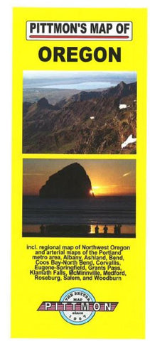 Buy map Oregon by Pittmon Map Company