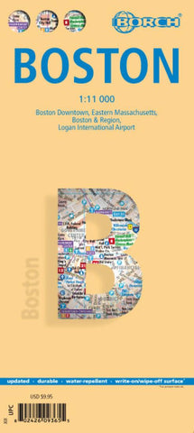 Buy map Boston City Map