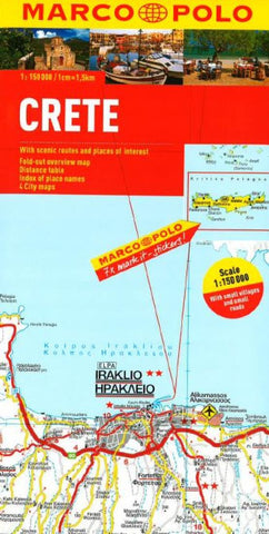Buy map Crete, Greece by Marco Polo Travel Publishing Ltd