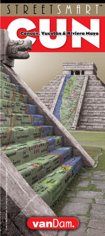 Buy map Cancun, Mexico StreetSmart