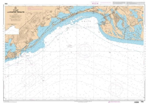 Buy map De Sete a la Pointe de lEsplguette by SHOM